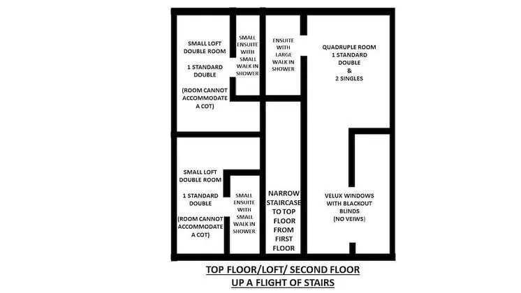 Tek Büyük Yataklı Oda, Banyolu/Duşlu (Small-Loft)