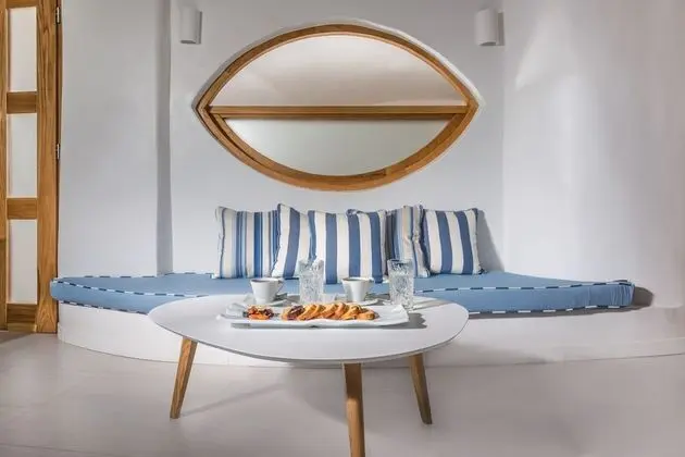 Elite Süit, 1 Yatak Odası, Kişiye Özel Havuzlu, Deniz Manzaralı (Caldera View)