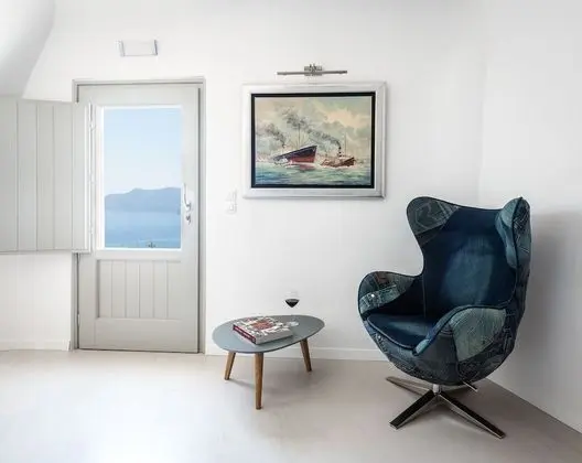 Elite Süit, 1 Yatak Odası, Kişiye Özel Havuzlu, Deniz Manzaralı (Caldera View)