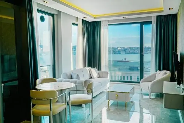 1+1 Junior Suite , Boğaz Manzaralı, Mutfaklı