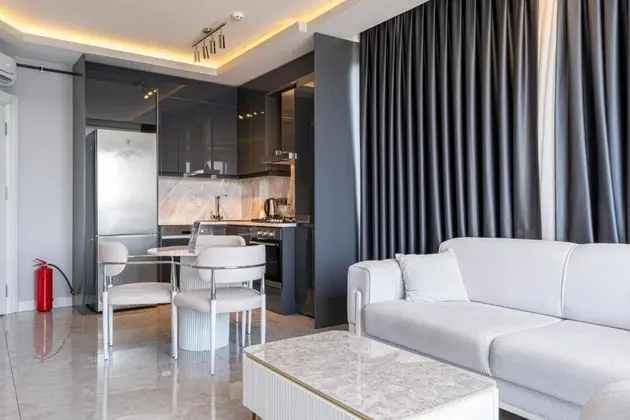 1+1 Junior Suite , Boğaz Manzaralı, Mutfaklı
