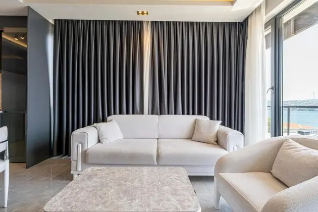 1+1 Junior Suite , Boğaz Manzaralı, Mutfaklı