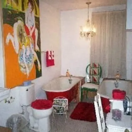 Oda, Özel Banyo (Blue Flowers)