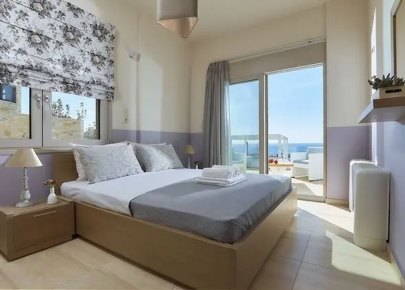 Deluxe Apart Daire, 2 Yatak Odası, Sigara İçilmez, Deniz Manzaralı (Eleftheria)