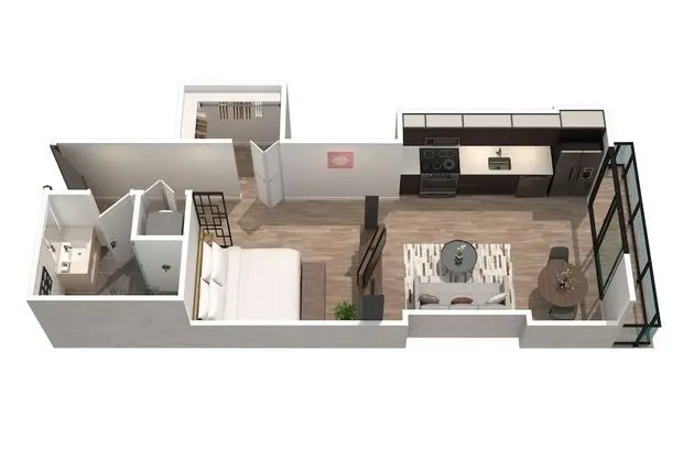 Standard Stüdyo, 1 En Büyük (King) Boy Yatak ve Çekyat, Manzaralı (Bay View, King Bed)