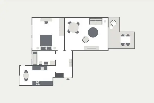Superior Apart Daire, 1 Yatak Odası