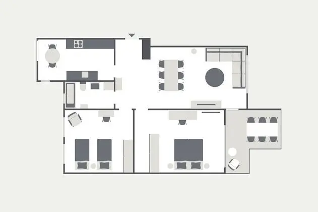 Superior Apart Daire, 2 Yatak Odası