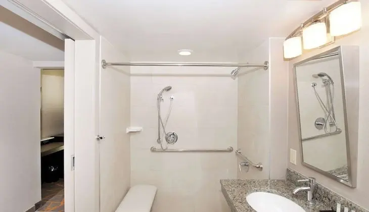 Oda, 1 Çift Kişilik Yatak, Engellilere Uygun, Veranda (Roll-In Shower)