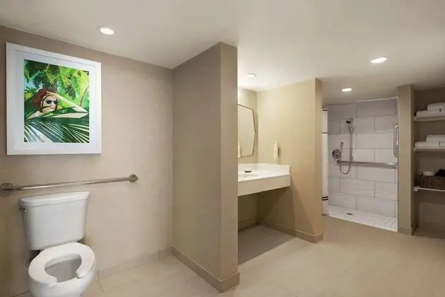 Suite, 2 Double Beds, Oceanfront, Accessible Roll-In Shower, Juliet Balcony