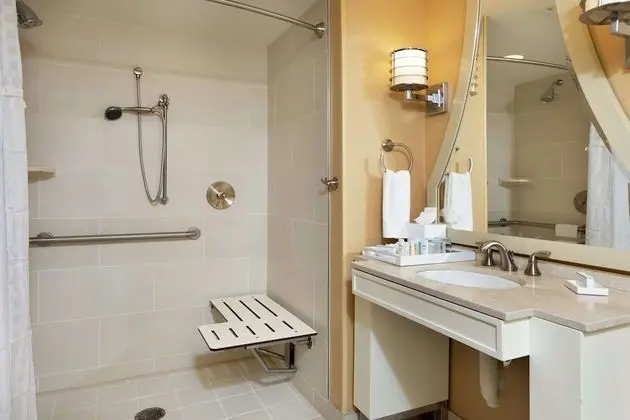 Süit, 1 En Büyük (King) Boy Yatak, Engellilere Uygun, Sigara İçilmez (1 Bedroom, Roll-in Shower)
