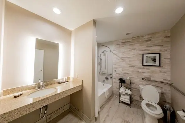 ADA Mobility Accessible, Premier Room, 2 Double Beds with Sleeper Sofa, Bathtub