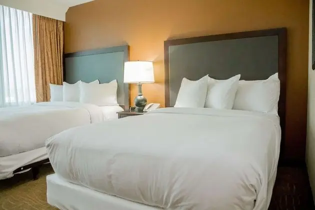 ADA Mobility Accessible, Suite, 2 Double Beds with Sofa Bed, Bathtub