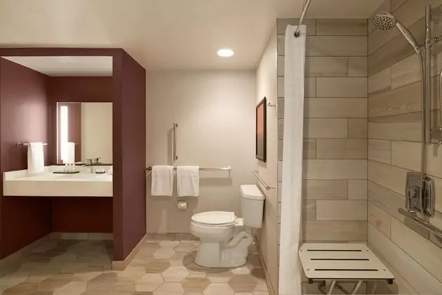 Süit, 2 Çift Kişilik Yatak, Engellilere Uygun (Roll-in Shower)