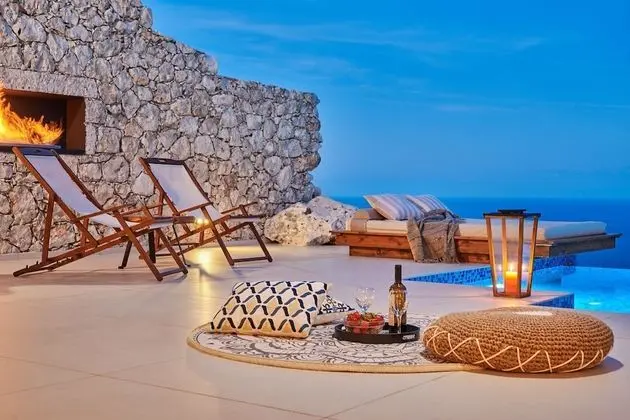 Panoramic Süit, 1 Yatak Odası, Kişiye Özel Havuzlu, Deniz Manzaralı (Suite)