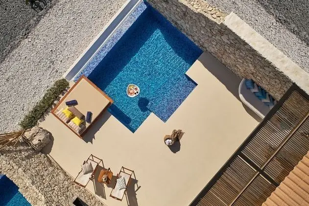 Panoramic Süit, 1 Yatak Odası, Kişiye Özel Havuzlu, Deniz Manzaralı (Suite)