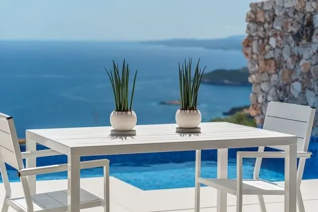 Panoramic Süit, 1 Yatak Odası, Kişiye Özel Havuzlu, Deniz Manzaralı (Suite)
