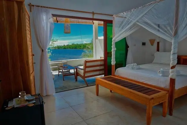 Deluxe Tek Büyük Yataklı Oda, Balkon, Deniz Manzaralı