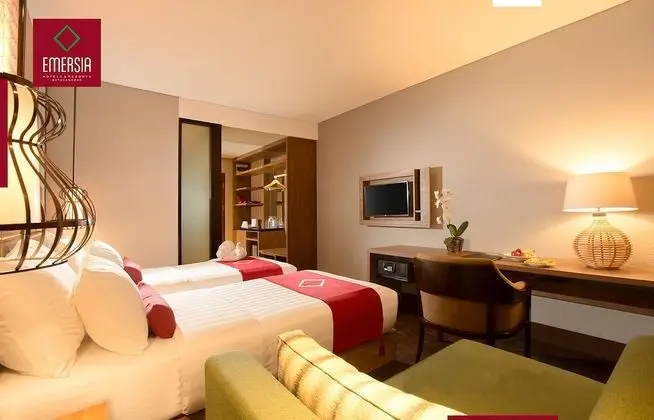 Deluxe Tek Büyük veya İki Ayrı Yataklı Oda, 1 Çift Kişilik veya 2 Tek Kişilik Yatak