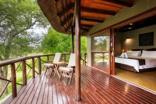 Deluxe Dağ Evi, Veranda, Nehir Manzaralı (Rondawel 3)
