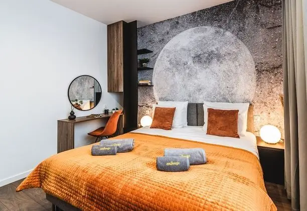 Deluxe Apart Daire, 2 Yatak Odası, Teras, Şehir Manzaralı