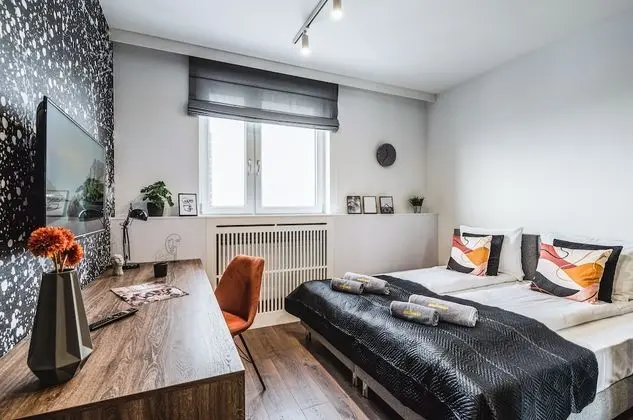 Deluxe Apart Daire, 2 Yatak Odası, Teras, Şehir Manzaralı