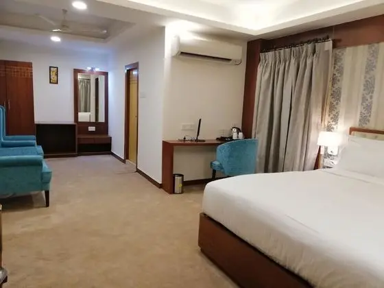 Deluxe Tek Büyük Yataklı Oda, 1 Yatak Odası, Buzdolabı, Şehir Manzaralı