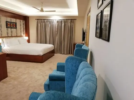 Deluxe Tek Büyük Yataklı Oda, 1 Yatak Odası, Buzdolabı, Şehir Manzaralı