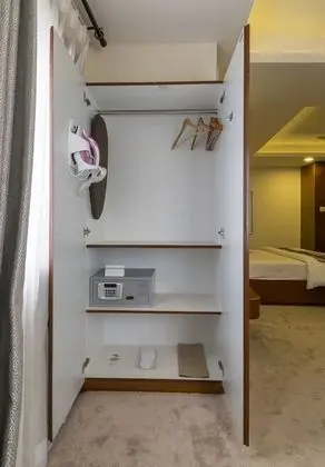 Deluxe Tek Büyük Yataklı Oda, 1 Yatak Odası, Buzdolabı, Şehir Manzaralı