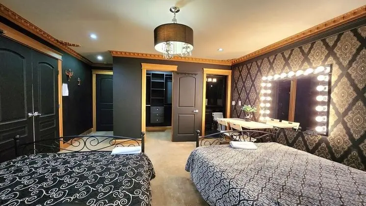 Deluxe Dört Kişilik Oda, 2 Büyük (Queen) Boy Yatak, Banyolu/Duşlu, Bahçe Manzaralı