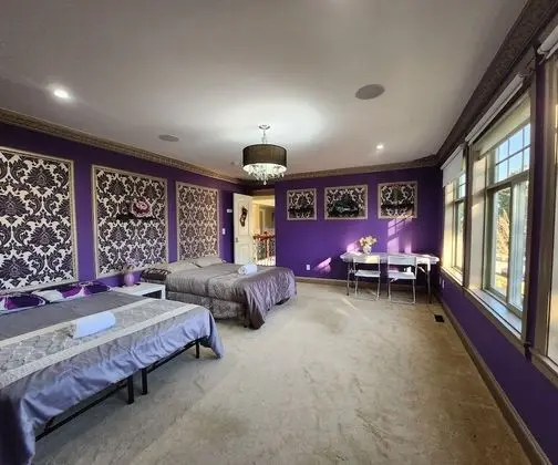 Deluxe Dört Kişilik Oda, 2 Büyük (Queen) Boy Yatak, Banyolu/Duşlu, Bahçe Manzaralı