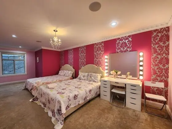 Deluxe Dört Kişilik Oda, 2 Büyük (Queen) Boy Yatak, Banyolu/Duşlu, Bahçe Manzaralı