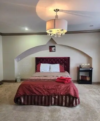 Deluxe Dört Kişilik Oda, 2 Büyük (Queen) Boy Yatak, Banyolu/Duşlu, Bahçe Manzaralı