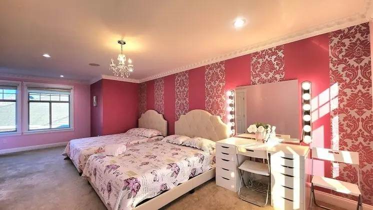 Deluxe Dört Kişilik Oda, 2 Büyük (Queen) Boy Yatak, Banyolu/Duşlu, Bahçe Manzaralı