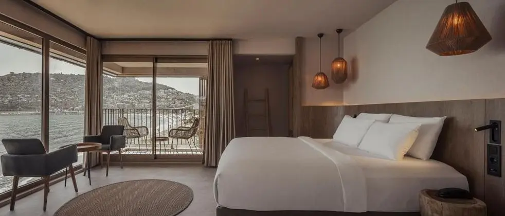 King Suite, Deniz Manzaralı, Balkonlu