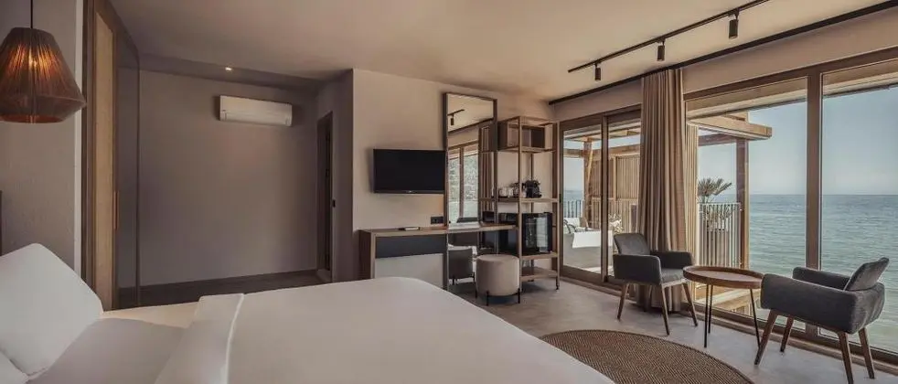 King Suite, Deniz Manzaralı, Balkonlu