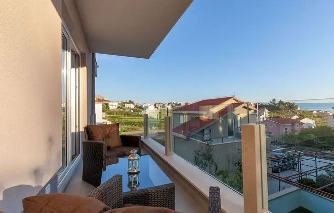 Family Apart Daire, 2 Yatak Odası, Balkon, Deniz Manzaralı