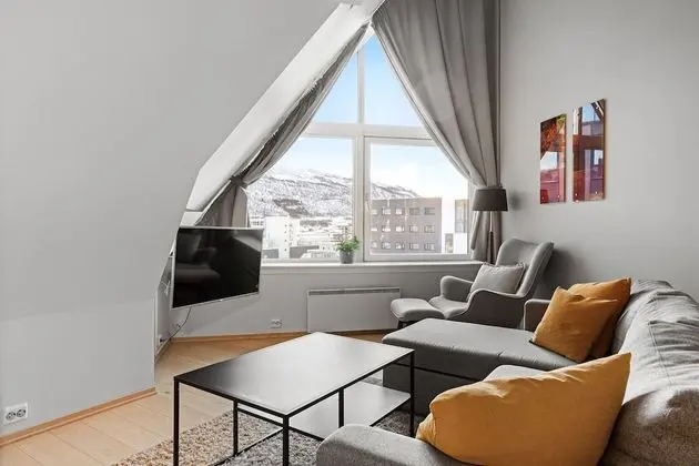 Deluxe Apart Daire, 1 Yatak Odası, Küvet, Şehir Manzaralı