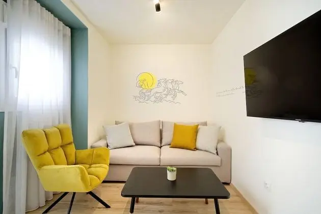 Deluxe Apart Daire, 2 Yatak Odası, Sigara İçilmez, Balkon