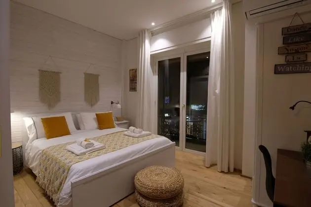 Deluxe Tek Büyük Yataklı Oda, Balkon, Şehir Manzaralı