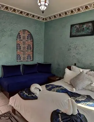 Suite Cheval Rouan bleu