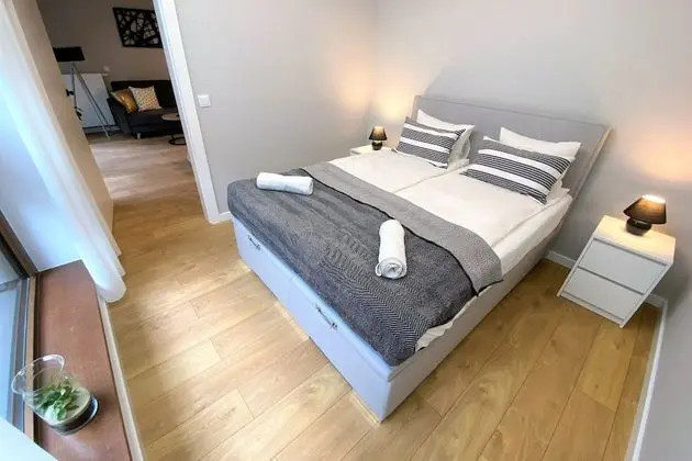 Premium Apart Daire, 1 Yatak Odası, Balkon, Bahçe Manzaralı