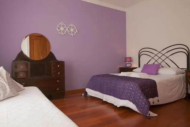 Tek Büyük Yataklı Oda, Ortak Banyo, Deniz Manzaralı (Violet Dreams)