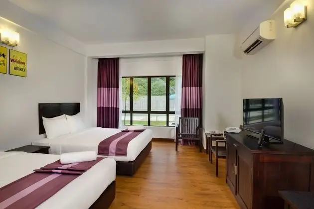 Deluxe Dört Kişilik Oda, Bahçe Manzaralı