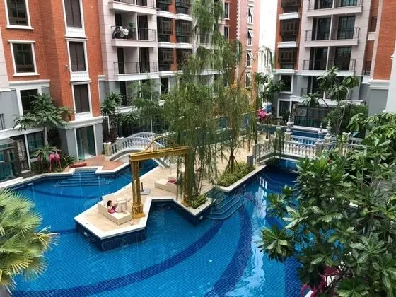 Studio with Pool View
