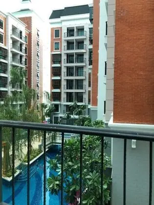 Studio with Pool View