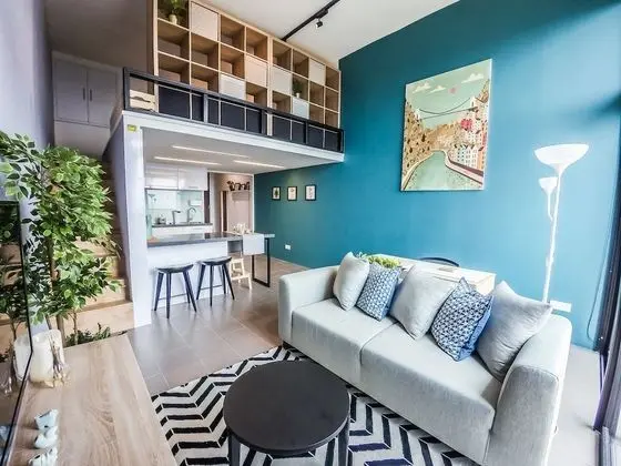 Business Çatı Katı (Loft), 1 Büyük (Queen) Boy Yatak (B)