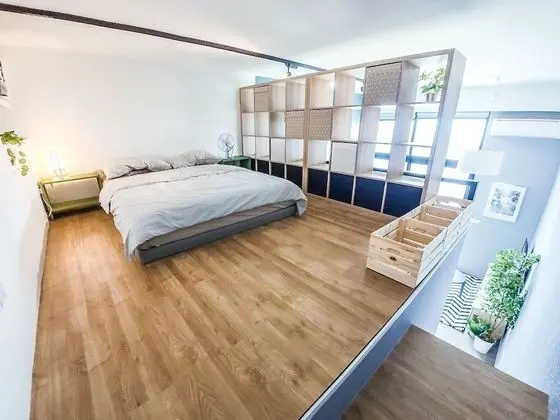 Business Çatı Katı (Loft), 1 Büyük (Queen) Boy Yatak (B)
