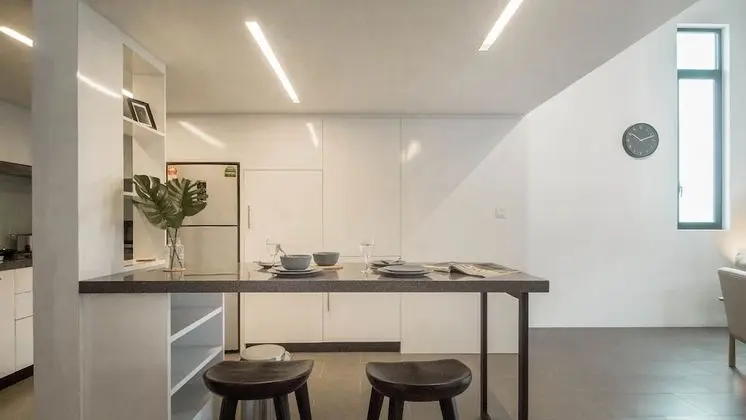 City Çatı Katı (Loft), 1 Büyük (Queen) Boy Yatak (A)