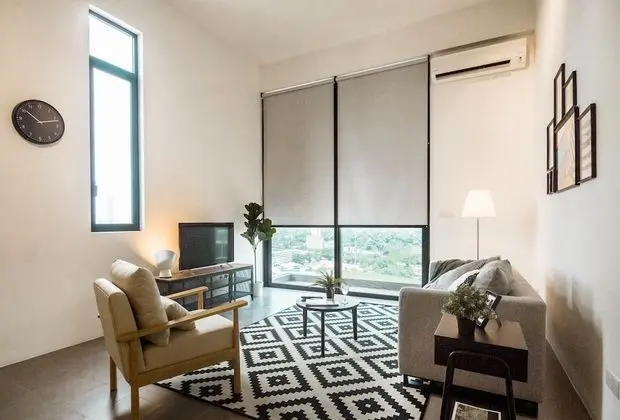 City Çatı Katı (Loft), 1 Büyük (Queen) Boy Yatak (A)