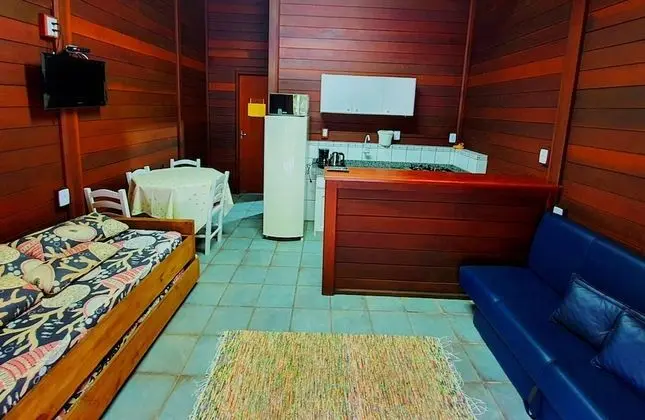Basic Dağ Evi, 1 Yatak Odası, Sigara İçilebilir, Mutfak